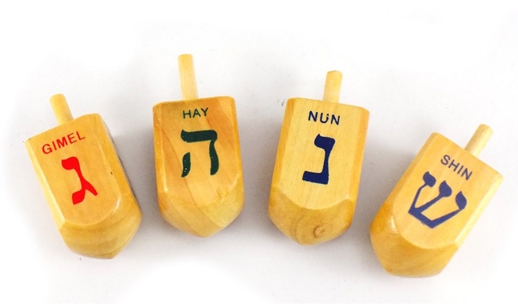 4 mặt của con quay Dreidel