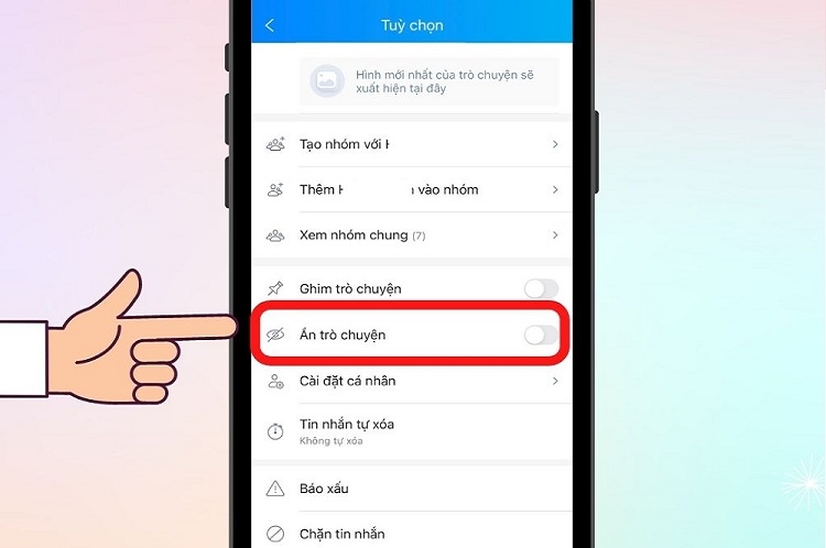 Ẩn cuộc trò chuyện
