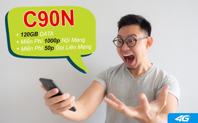 Thuê bao nhận được tin nhắn của nhà mạng mới được đăng ký gói C90N