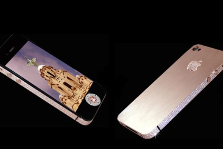 điện thoại đắt nhất thế giới - iPhone 4 Diamond Rose Edition