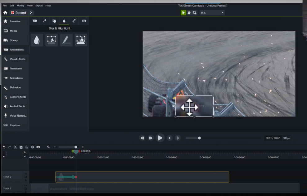 Hướng dẫn làm mờ khuôn mặt, thông tin bảo mật trong video bằng camtasia