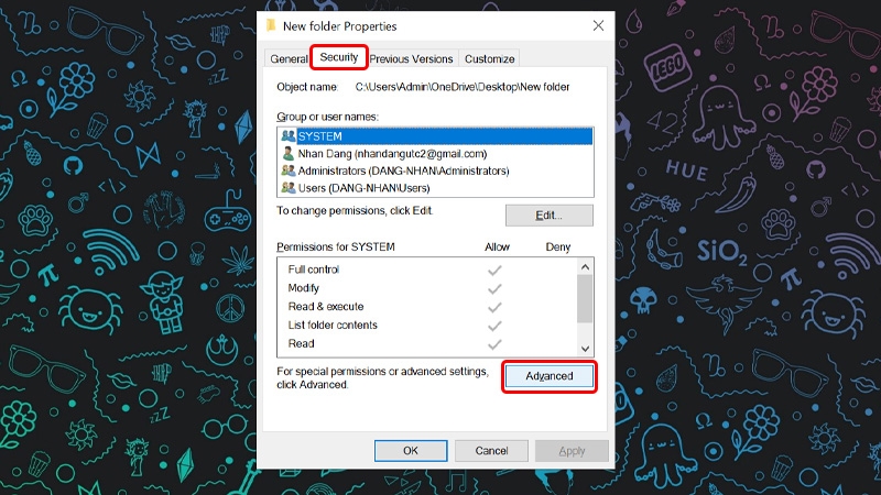 Cách khắc phục lỗi "An error occurred applying attributes to the file" (ảnh 3)