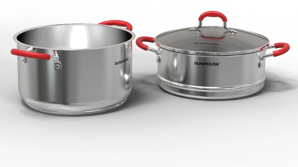 Bộ nồi inox có xửng hấp