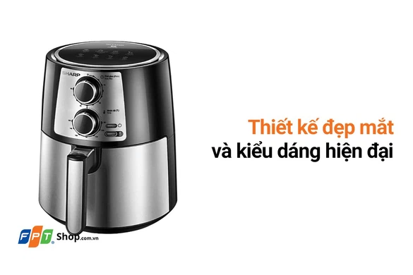 Nồi chiên không dầu Sharp 3.5 lít KF-AF42MV-ST