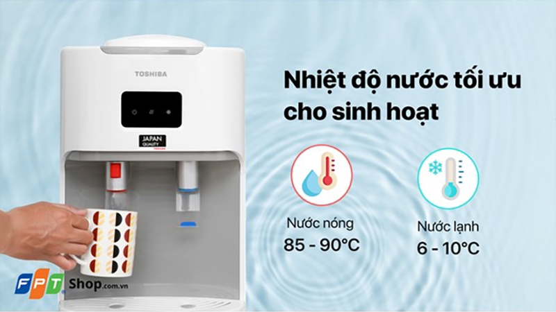 Cây nước nóng lạnh Toshiba của nước nào (Ảnh 3)