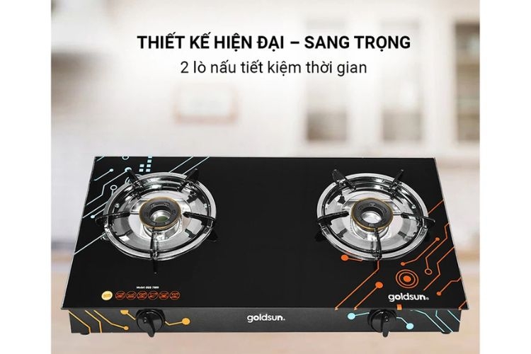 Bếp ga dương kính Goldsun GGS7009