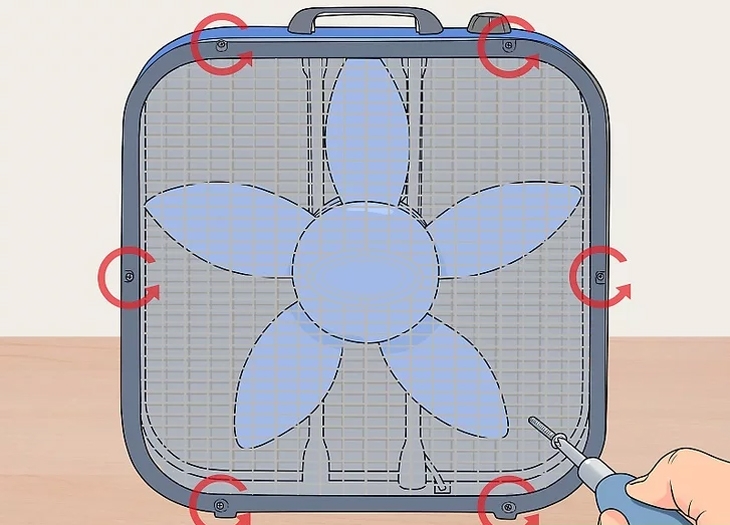 cách vệ sinh quạt hộp - ảnh 2