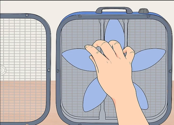 cách vệ sinh quạt hộp - ảnh 3
