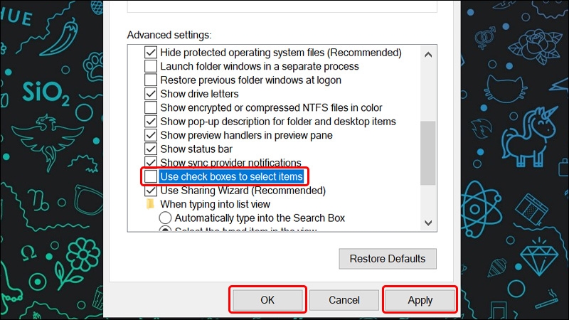 Cách xóa dấu kiểm khỏi biểu tượng và thư mục trong Windows (ảnh 3)