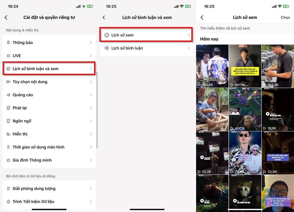 Cách xem lại những video trên TikTok mà bạn lỡ bấm không quan tâm 2