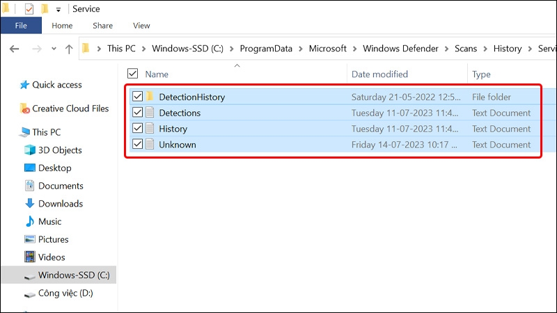 Cách xóa Protection History trong Windows (ảnh 11)