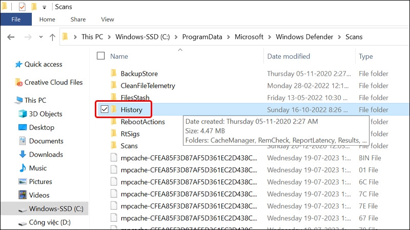 Cách xóa Protection History trong Windows (ảnh 9)