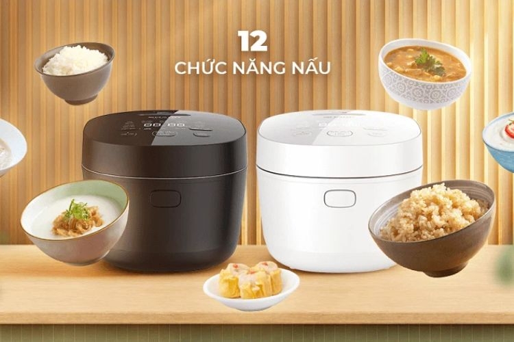 Nồi cơm điện nhỏ gọn cho ít người Sharp