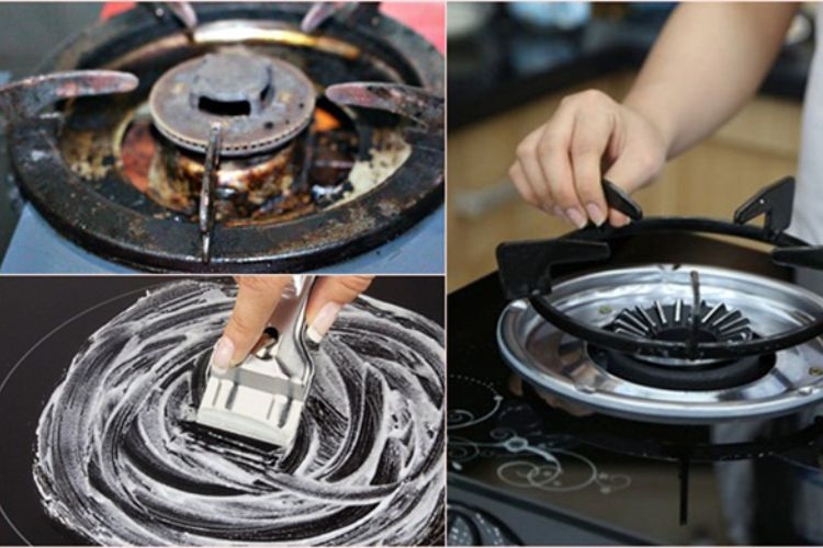 Cách khắc phục nấu bếp ga bị đen nồi
