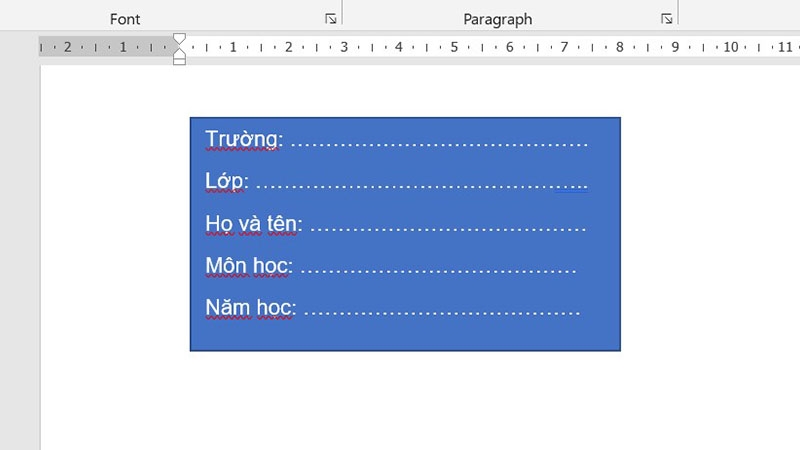 Cách làm nhãn vở đẹp trên Word (Ảnh 4)