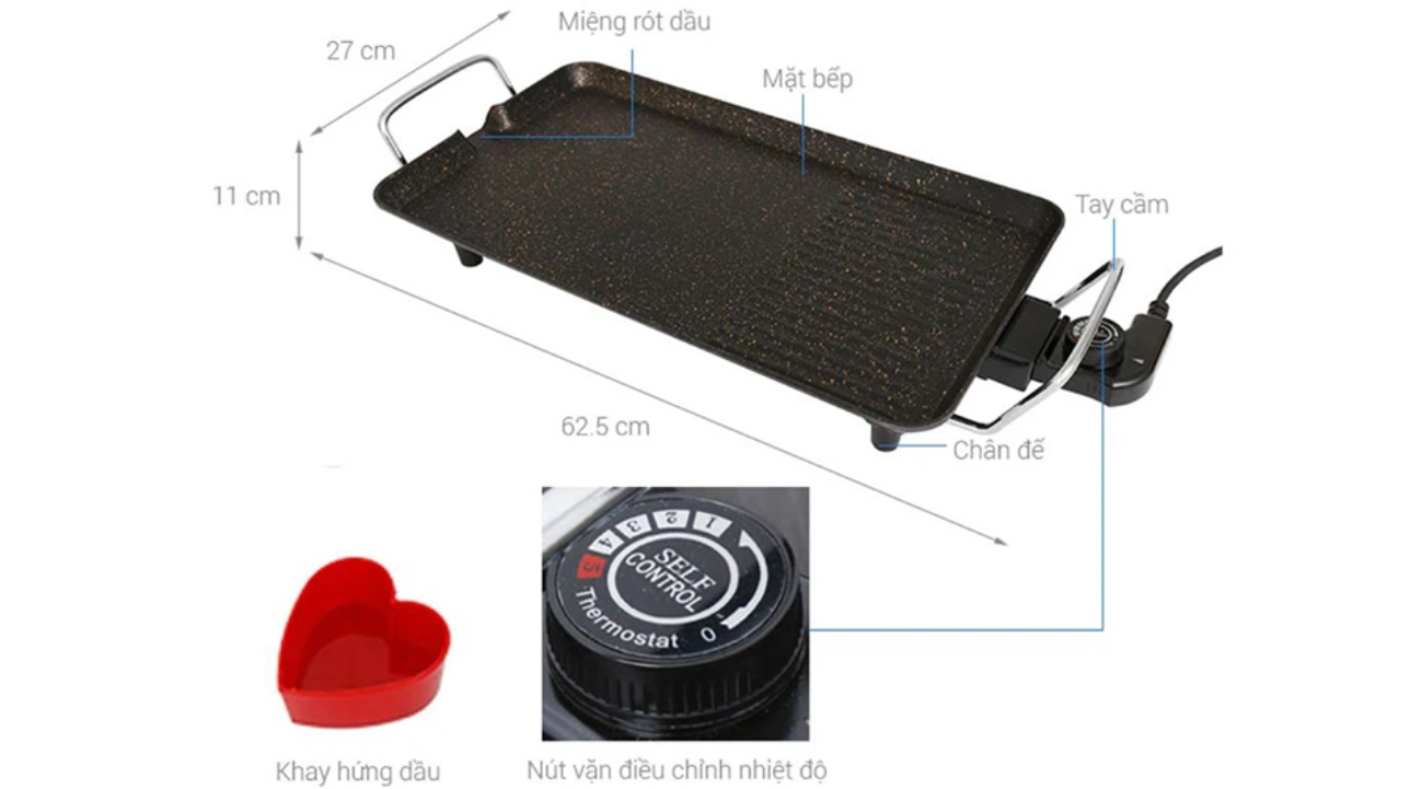 Mua bếp nướng điện loại nào tốt? Gợi ý 5 loại bếp nướng điện tốt nhất 2023