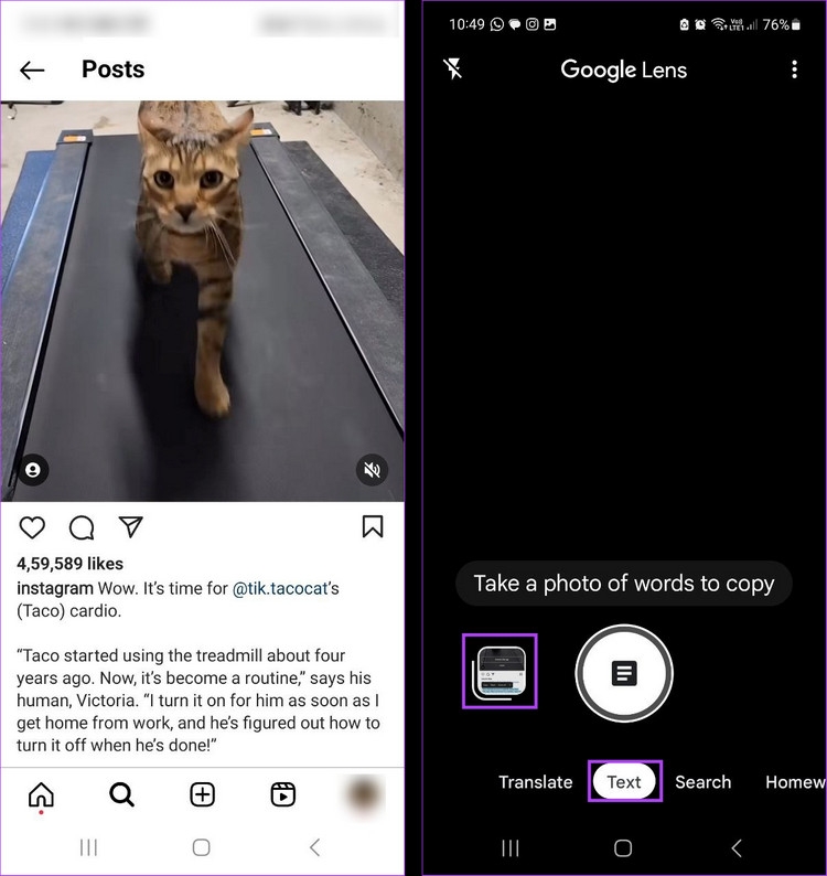 Bí quyết sao chép văn bản từ bài đăng trên Instagram (5)
