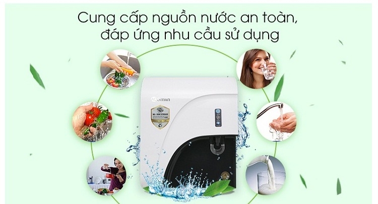 Sử dụng máy lọc nước chuyên dụng để đảm bảo an toàn