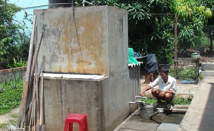 Lọc nước bằng cát và sỏi sử dụng phổ biến ở vùng kinh tế chưa phát triển