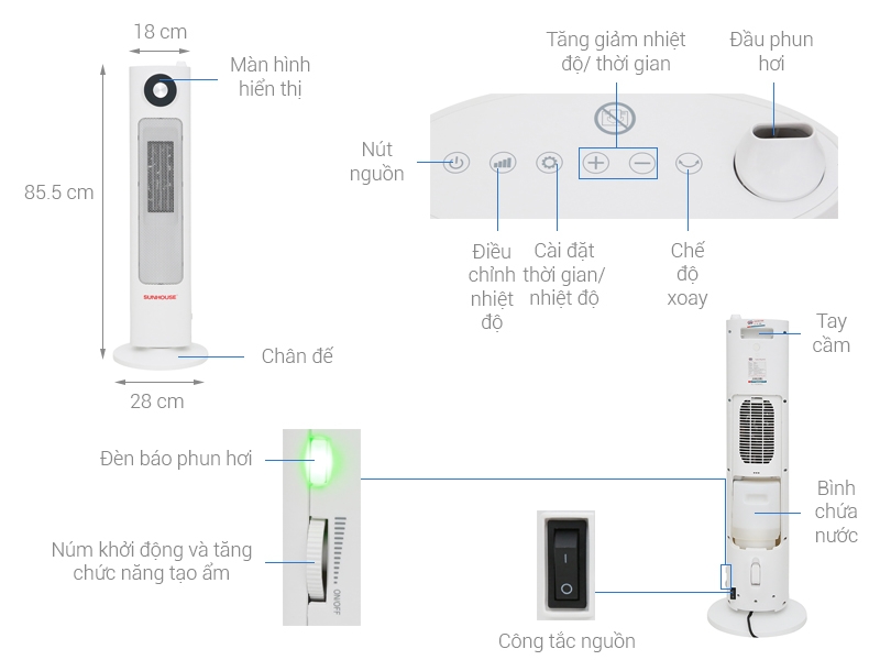Quạt sưởi gốm loại nào tốt? Top 3 cái tên bán chạy nhất hiện nay