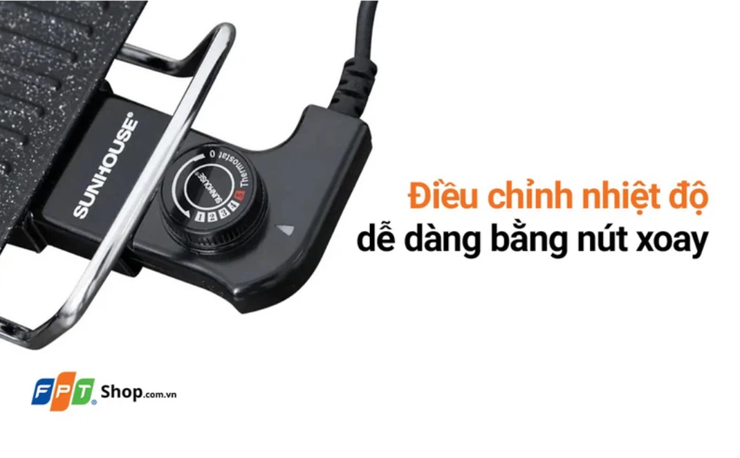 Review bếp nướng điện Sunhouse SHD4607 tiện lợi cho mọi gia đình