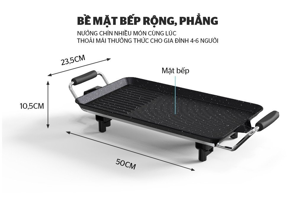 Review bếp nướng điện Sunhouse SHD4600 có gì nổi bật