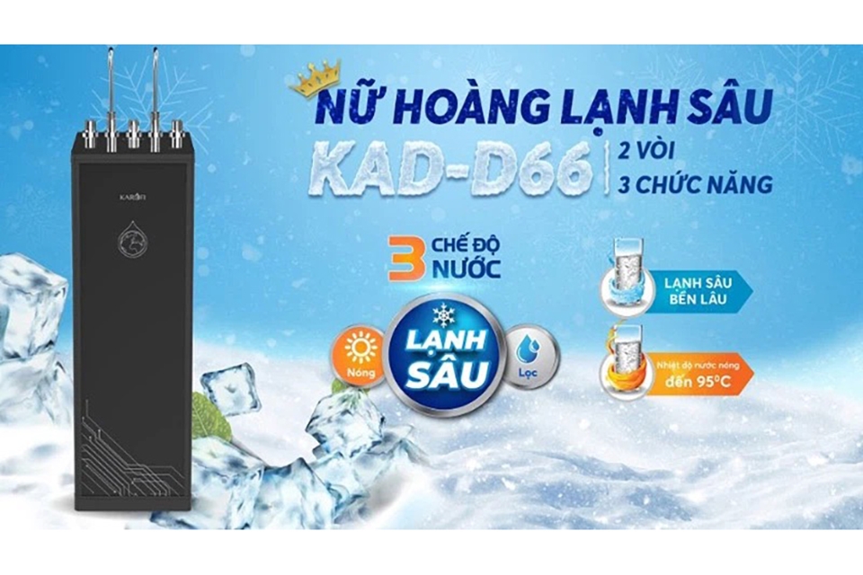 máy lọc nước cao cấp: Karofi 11 lõi KAD-D66