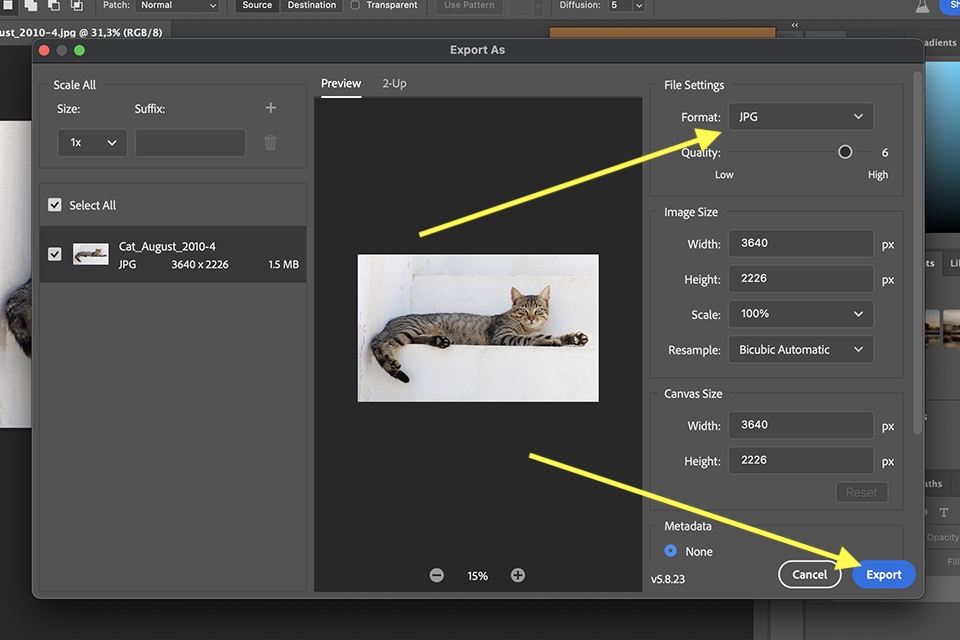 xuất ảnh trong photoshop - hình 3