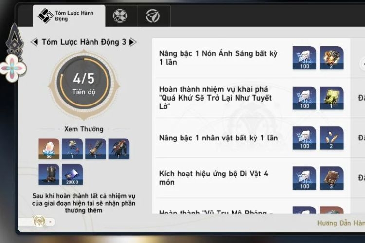 Cách tăng cấp khai phá Honkai Star Rail (Ảnh 4)