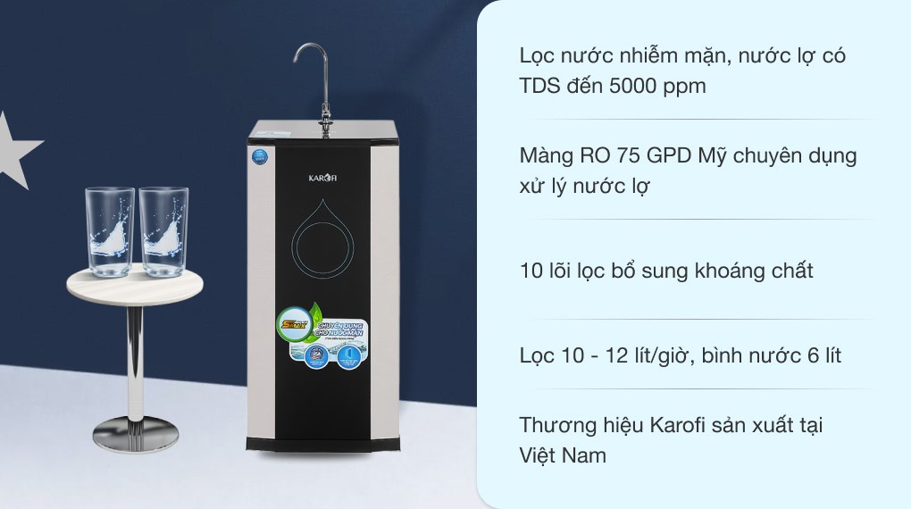cách khử clo trong nước: Dùng màng lọc RO lọc nước
