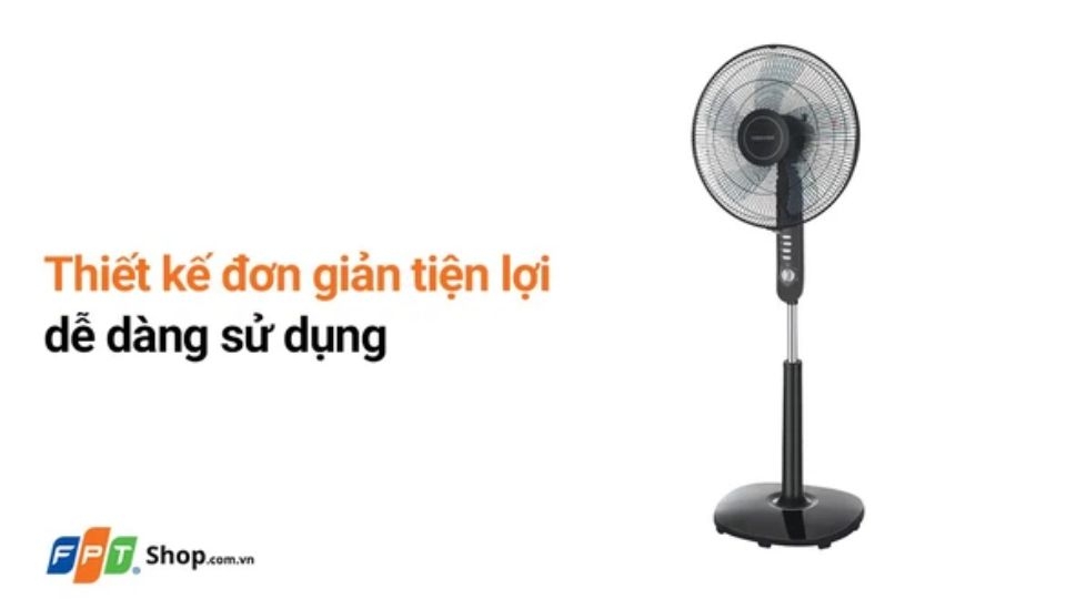 Thiết kế quạt đứng Toshiba F-LSA10(K)VN