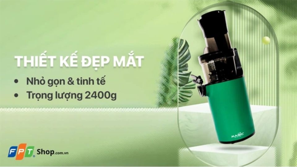 Thiết kế máy ép chậm Magic Eco AC-137