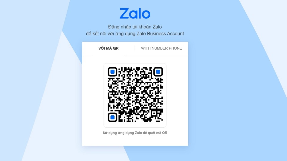 Đăng nhập bằng cách quét QR