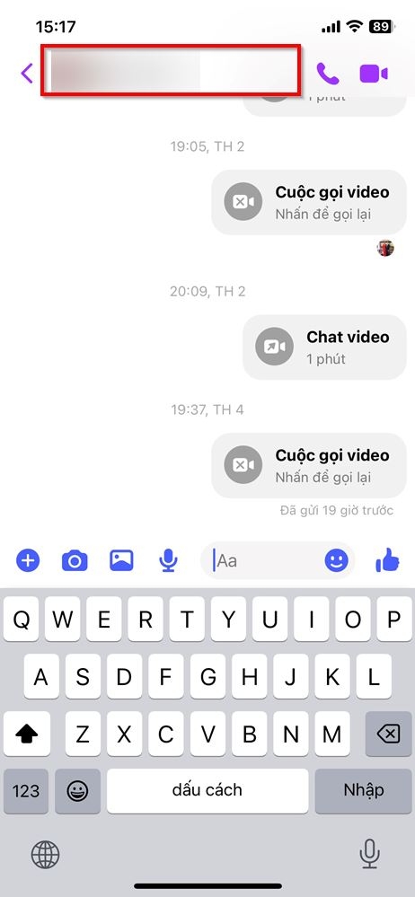 Cách tắt thông báo cuộc gọi Messenger một người cụ thể 1