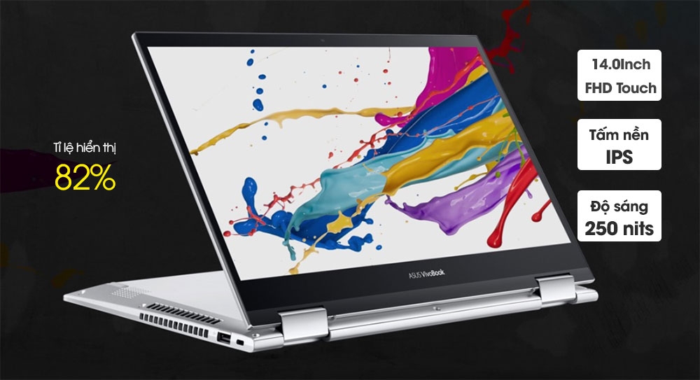 Laptop gập 360 màn hình cảm ứng (Ảnh 4)