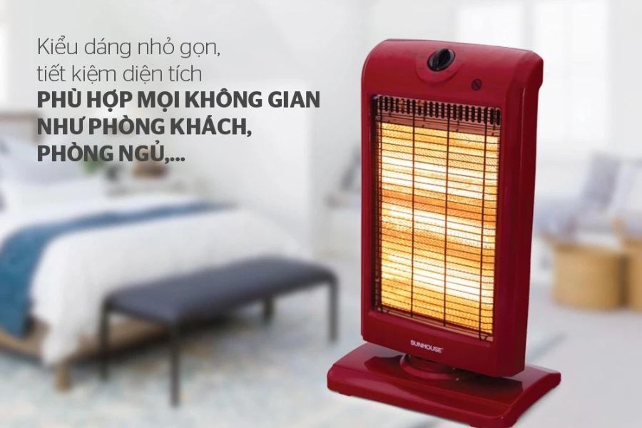 Mẫu máy quạt sưởi điện điện Halogen SHD7016 nhỏ gọn