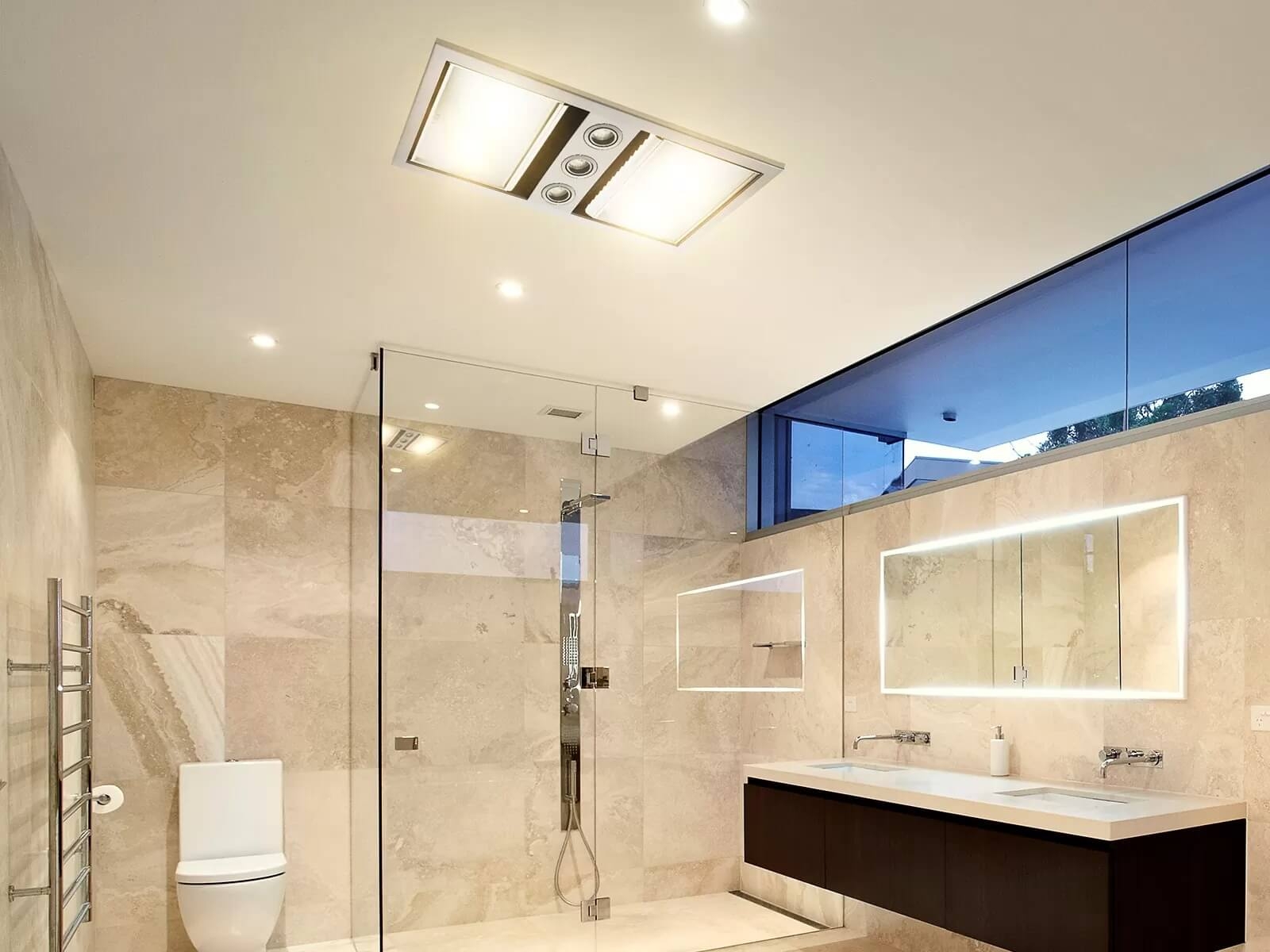 vệ sinh đèn sưởi nhà tắm