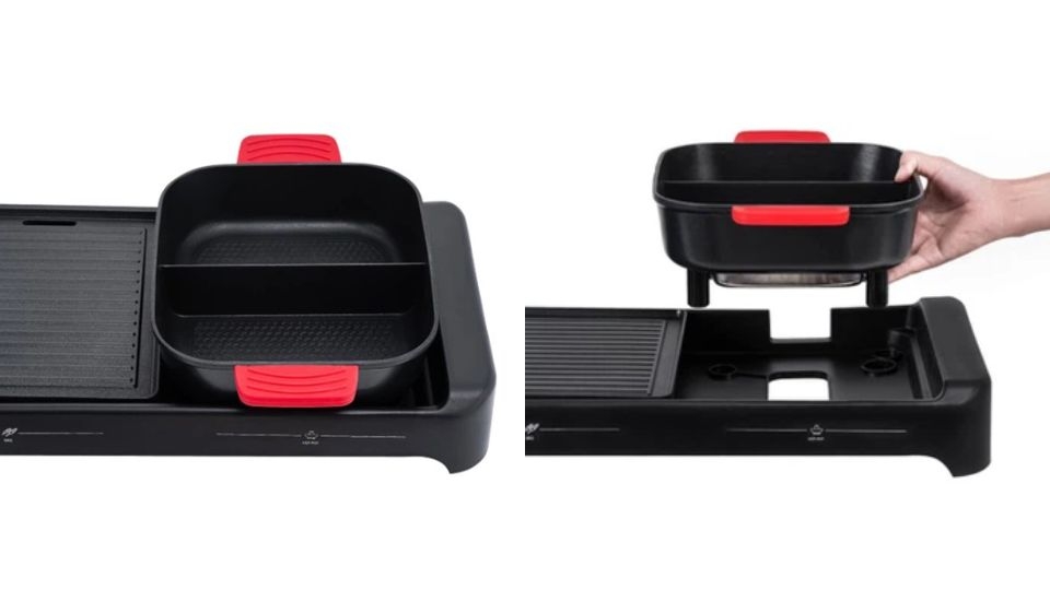 Nồi lẩu bếp nướng điện Kangaroo KG2500EH