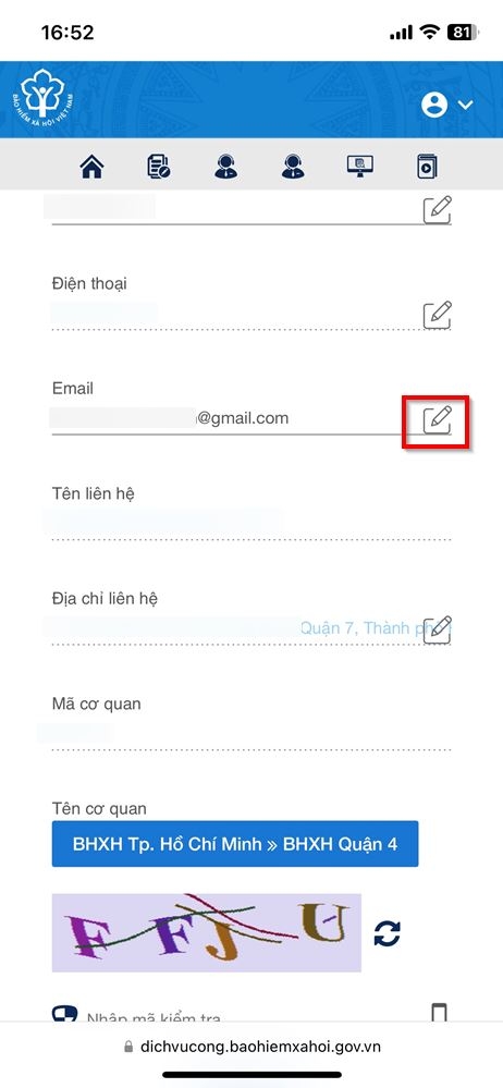 Cách đổi địa chỉ email tài khoản VssID không cần mật khẩu 3