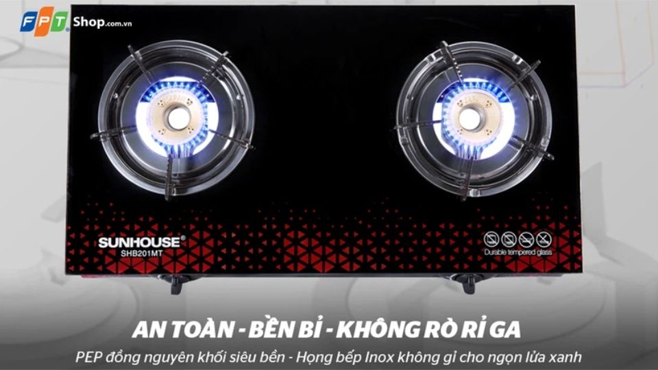 Họng bếp gas Sunhouse SHB201MT