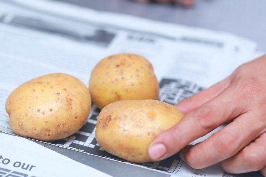 Cách làm bim bim khoai tây bằng nồi chiên không dầu (Ảnh 2)