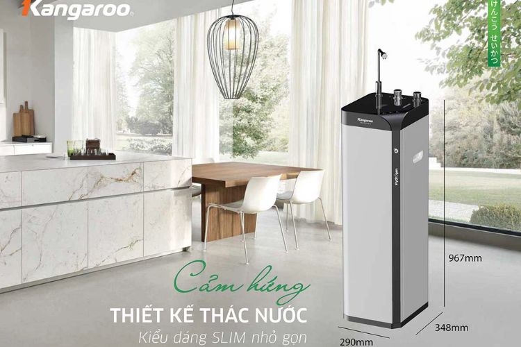 Máy lọc nước nóng lạnh RO Hydrogen Kangaroo 7 lõi KG10A10S