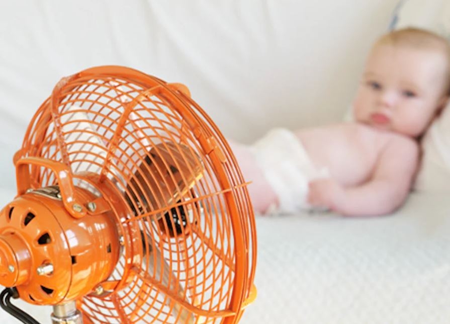 cách dùng quạt cho trẻ sơ sinh mùa hè (ảnh 1)