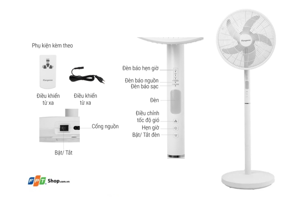quạt tích điện vừa dùng vừa sạc có sao không (Ảnh 3)