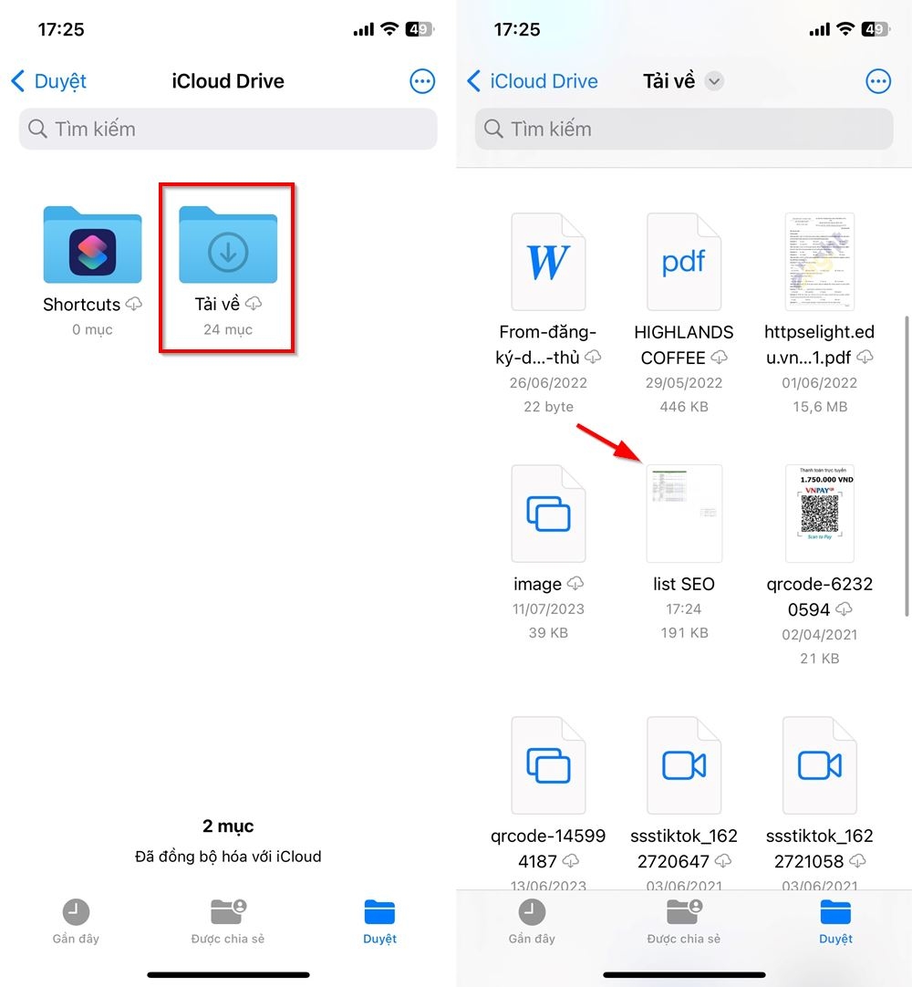 Cách tải file Google Drive xuống iPhone 3
