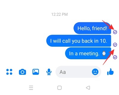 Cách khắc phục tình trạng không hiển thị dấu tick trên Messenger 1