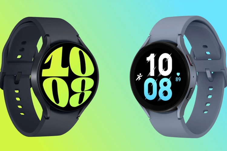 Samsung Galaxy Watch6 (bên trái) so với Galaxy Watch5 (bên phải)