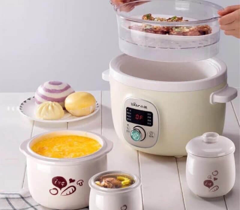 cách sử dụng nồi nấu cháo chậm