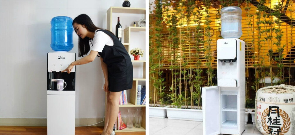 Cây nước nóng lạnh hoàn toàn không có chức năng lọc nước