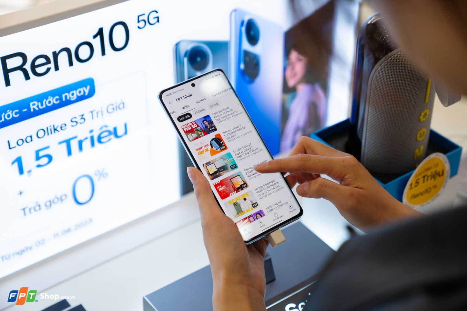 OPPO Reno10 5G đã có mặt tại FPT Shop, mời bạn đến trải nghiệm ngay!